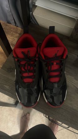 Jordan shoes red black white