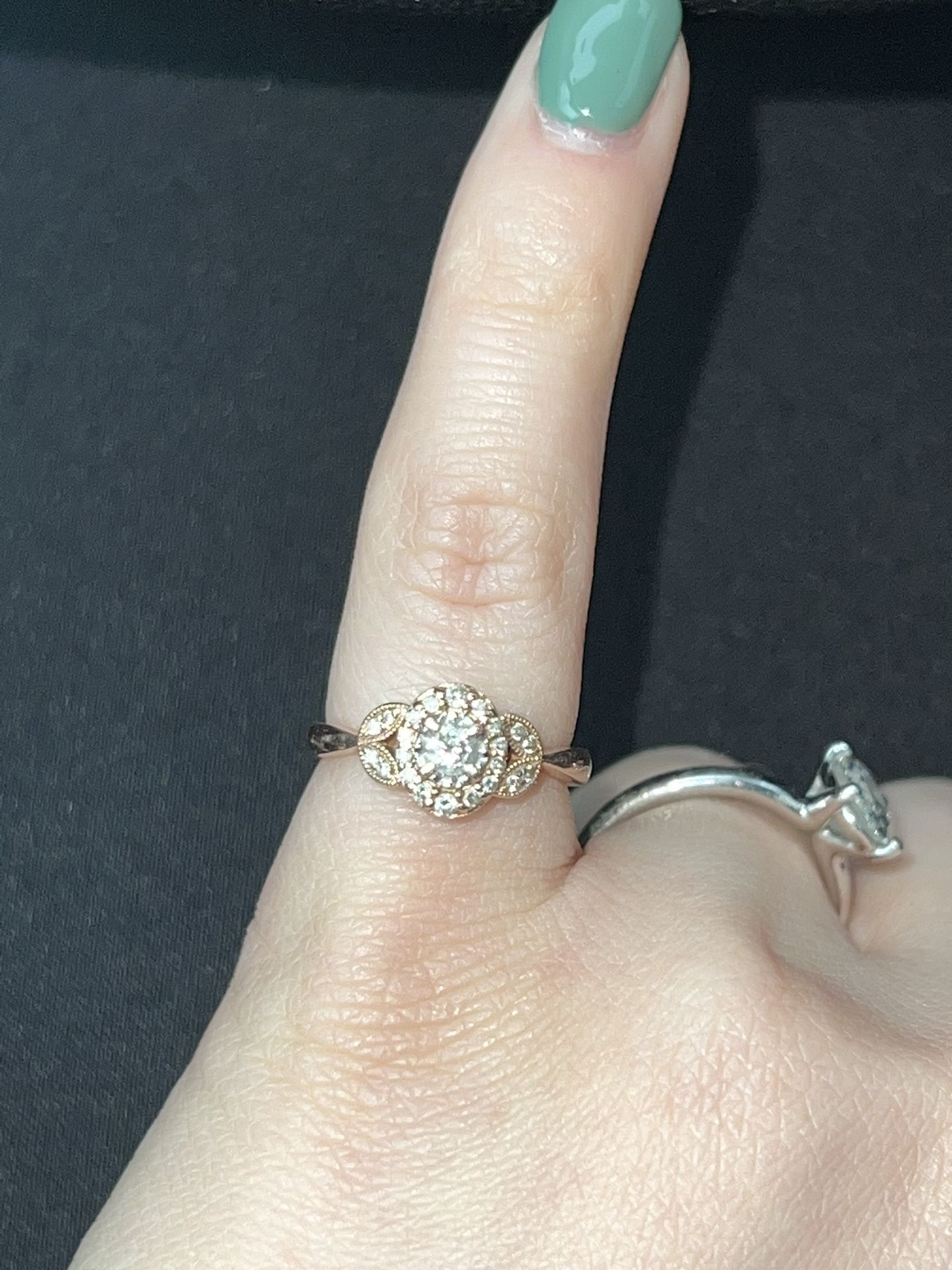 Size Helzberg Diamonds Rose Gold 1/2 Ct Diamond Ring