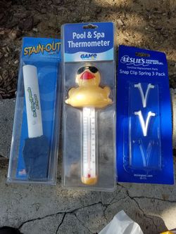 Pool Stain remover / Thermometer