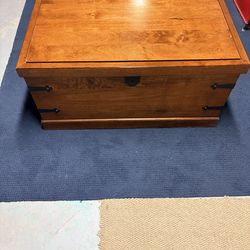 Wooden storage chest