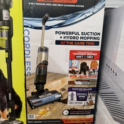 Shark HydroVac MessMaster 3-in-1 Cleaner Bagless, Cordless, Washable Filter, Stick Vacuum for Hard Floor and Area Rugs in Blue