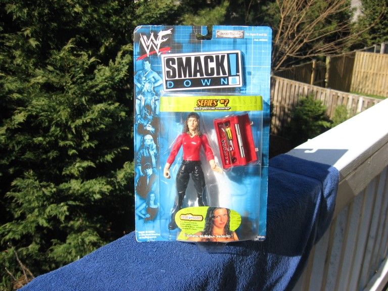 WWF Smackdown Stephanie McMahon Helmsley Action Figure 2000~New