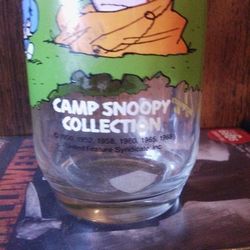 McDonald's "Peanuts"/Camp Snoopy Collectable Glass 