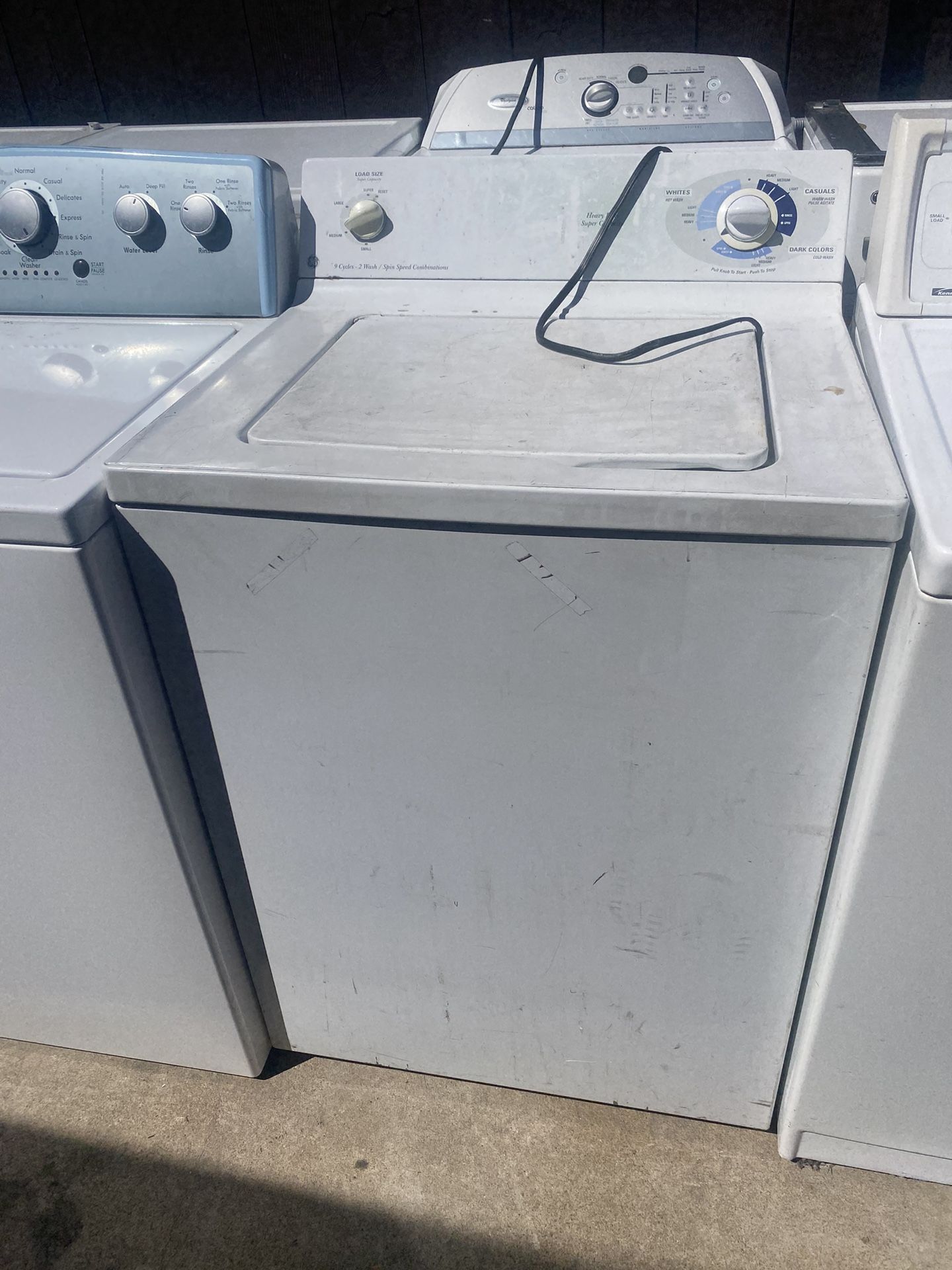 Ge Washer Unknown Condition