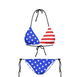 American flag bikini