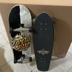 Santa Cruz And Dusters Skateboard 