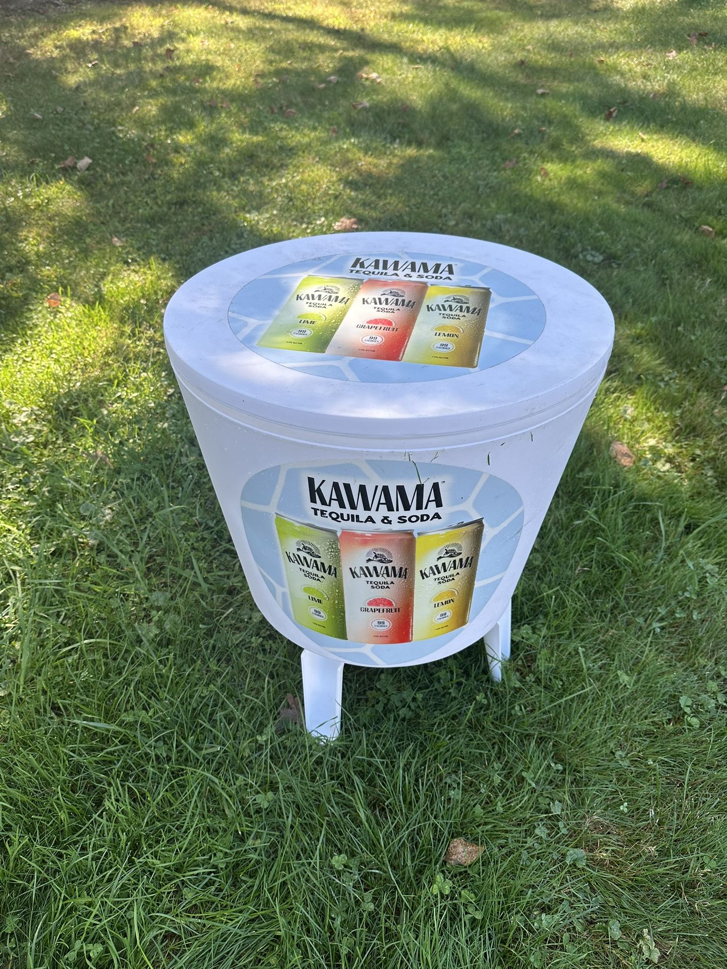 KAWAMA TEQUILA & SODA - BEER COOLER - TAILGATE BAR CART - RARE PROMO REMOVABLE LEGS
