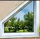 White uPVC Corner Window