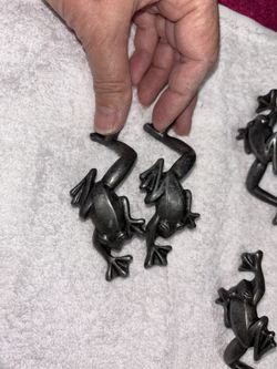 Set of 4 froggy Frog drawer pulls 3” Cabinet Handles knobs $30