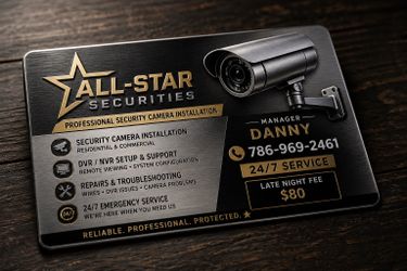 Security camera installations