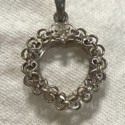 Heart Locket Silver Pendant