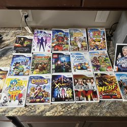 Over 30 Wii Games (SOLD SEPARATELY) Or BUNDLED With Console Purchase!  
