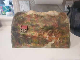 VINTAGE 1920 ILLUMINATED LIONEL TRAIN TUNNEL NO# L120L HAND PAINTED PRESSED STEEL