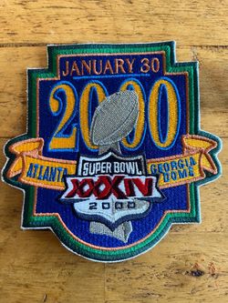 Super Bowl XXXIV (34 )Patch