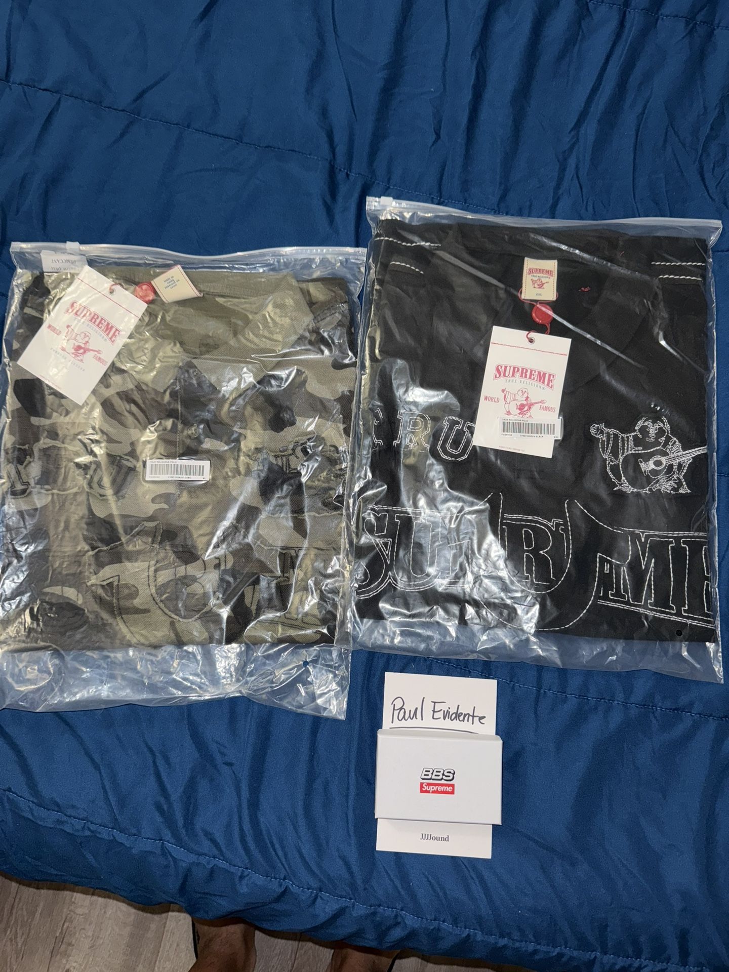 Supreme True Religion Appliqué Polo Shirt