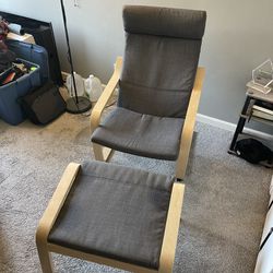 IKEA Chair And Ottoman