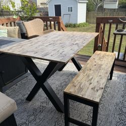 Dining Room Table And Bench 