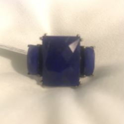 Large Lapis Ring Size 5