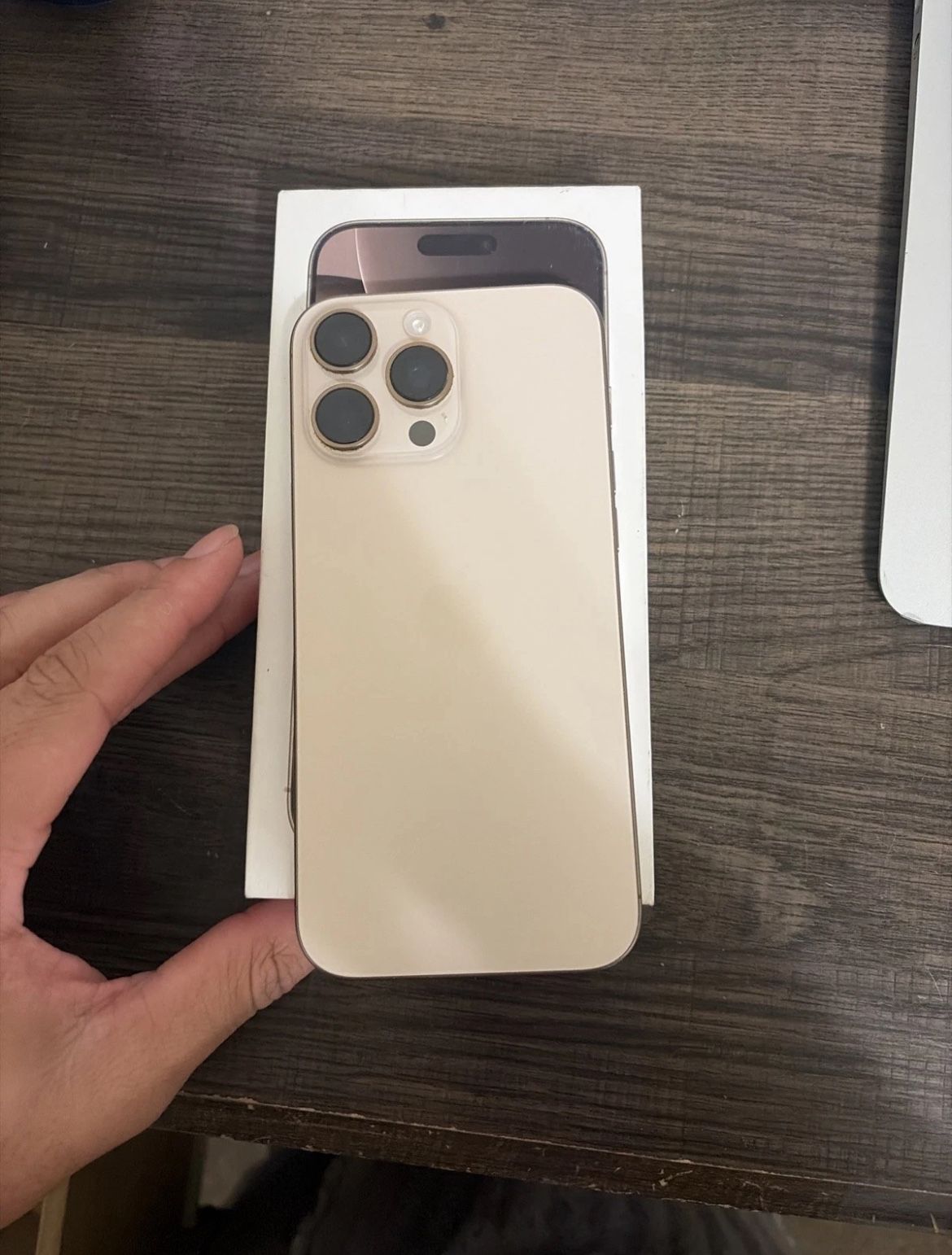 Apple iPhone 16 Pro Max 256GB Desert Titanium, eSIM, Unlocked, USA, Worldwide