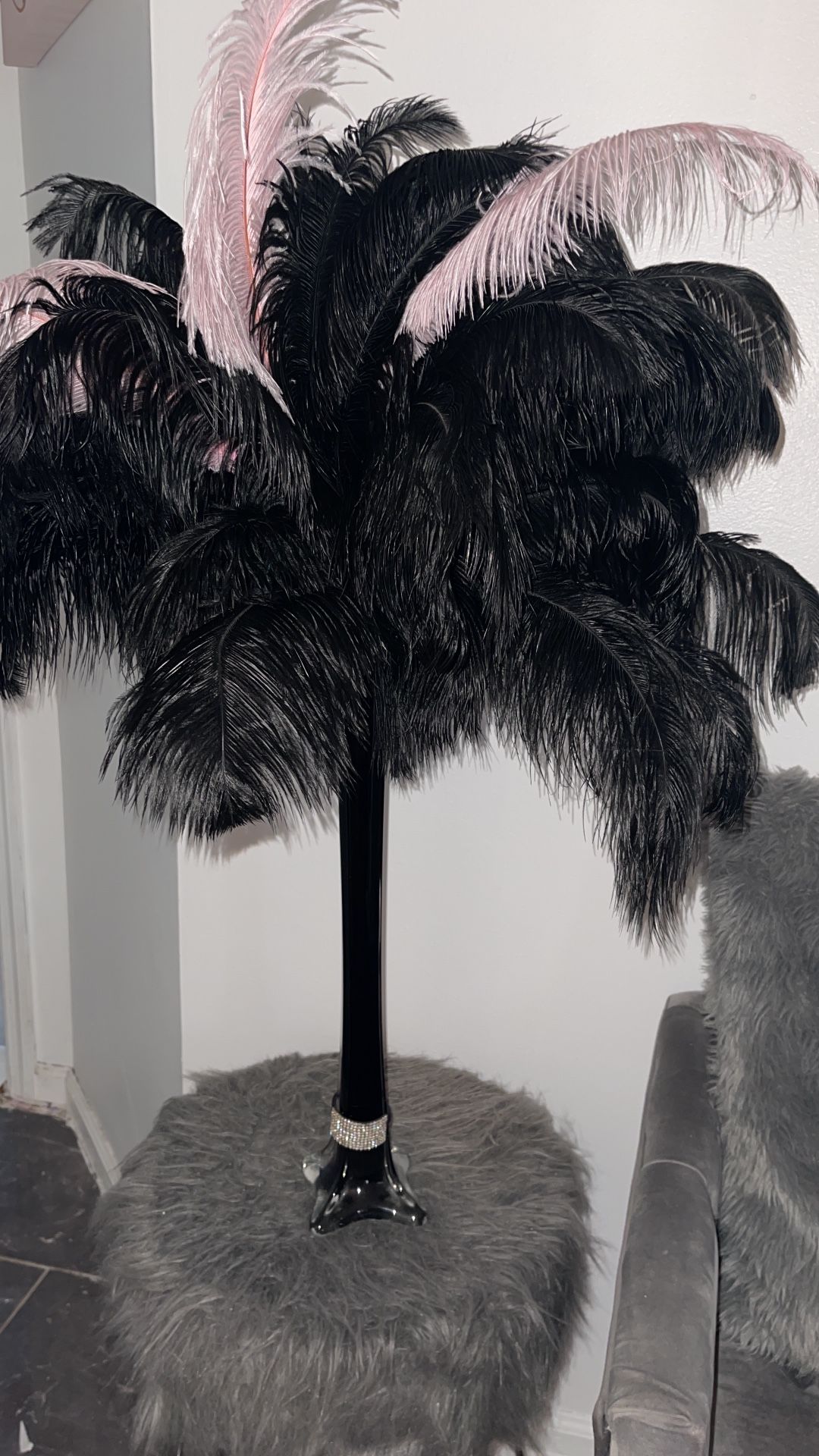 Vase With Feathers