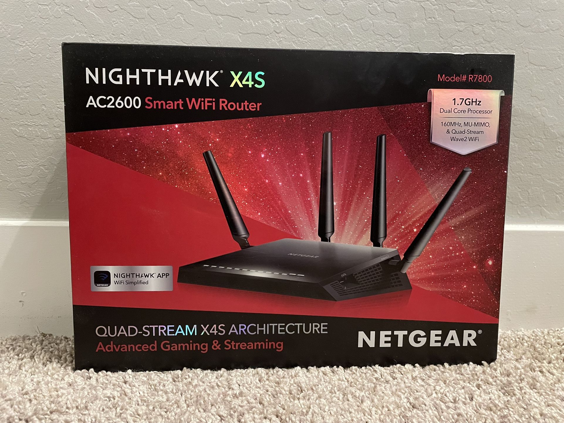 Nighthawk X4S AC2600 Smart WiFi Router