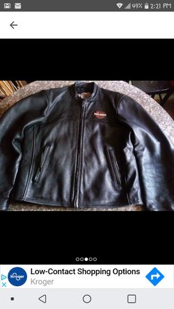 HD Leather Harley Davidson $125 !! Size M