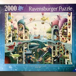 Ravensburger - 2000 Piece Puzzle - If Fish Could Walk