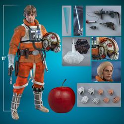 Hot Toys MMS585 Star Wars Luke Skywalker Snowspeeder Pilot 1/6 Figure