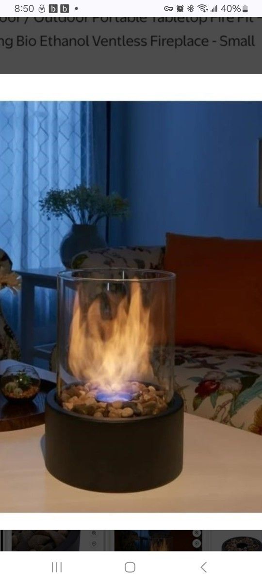 Table Top Fireplace