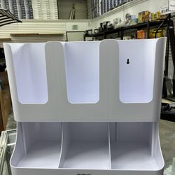 Mind Reader 6 Compartment Commercial Organizer