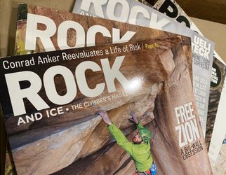 ROCK AND ICE CLIMBING MAGAZINES 