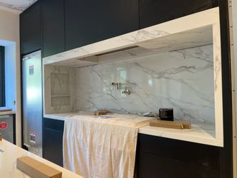 Full shower walls