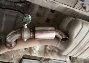 Universal Exhaust Muffler Resonator Pipe Stainless Steel