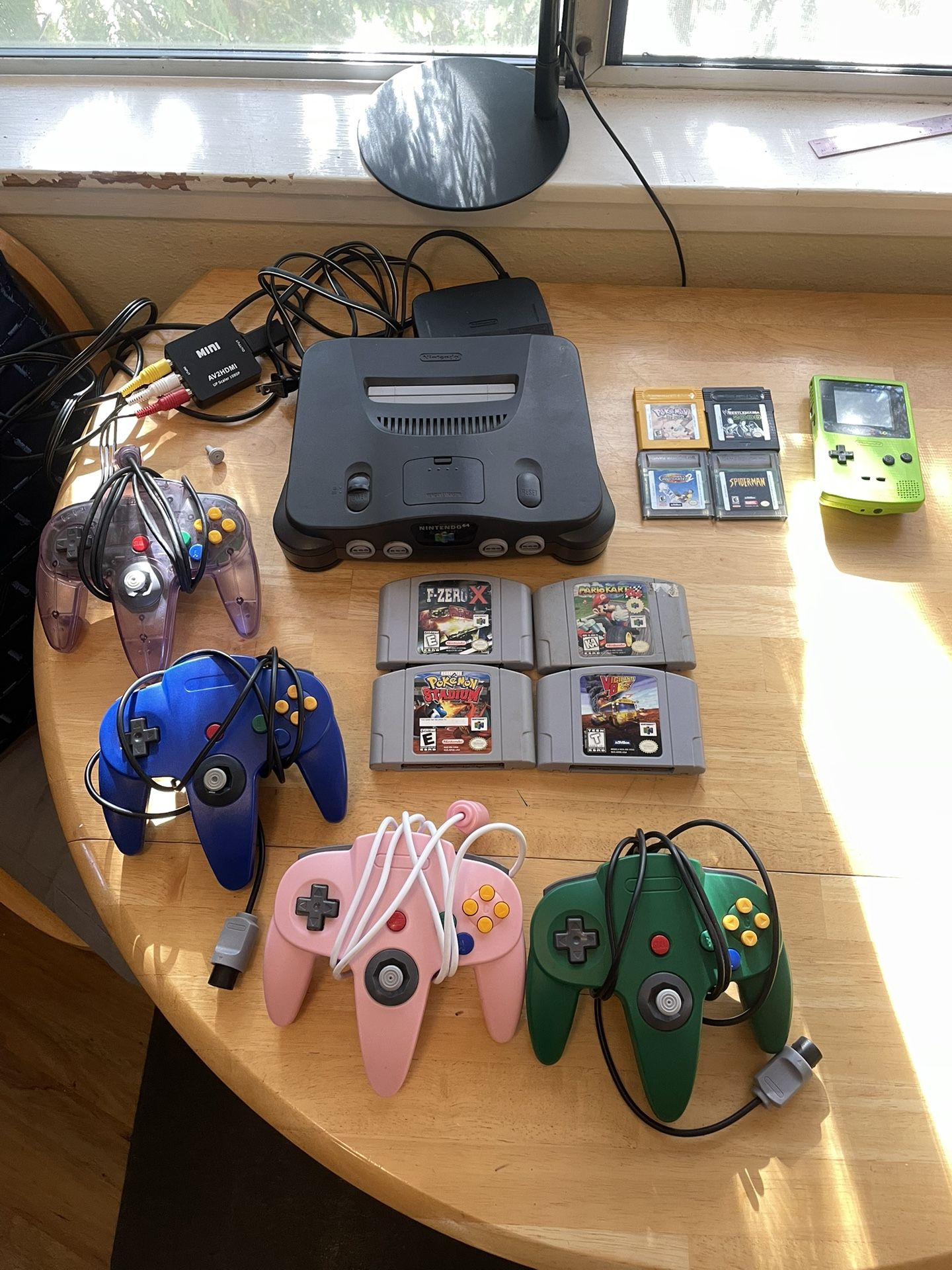 🎮 Retro Nintendo Bundle – N64 + Game Boy Color + Games + Controllers