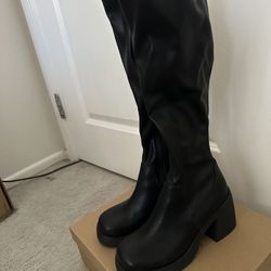 Berkleigh Boot (Wide Calf) Steve Madden 7.5 Size
