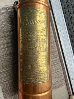 Vintage fire extinguisher