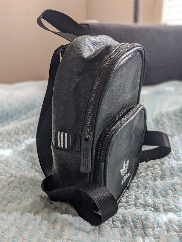 Black Mini adidas Backpack/Purse