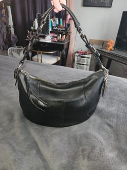 Coach Black Leather soho Hobo Bag