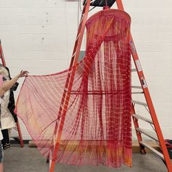 Unique/Rare Tie Dye Over The Bed Canopy ONLY $20