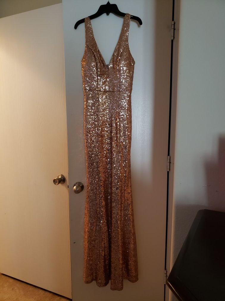 Blush pink formal dress Sz 3