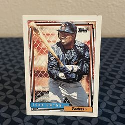 Tony Gwynn Baseball Card