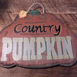 Fall Decor - Country Pumpkin