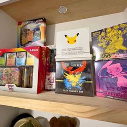 Pokemon Collection Boxes And Slabs 
