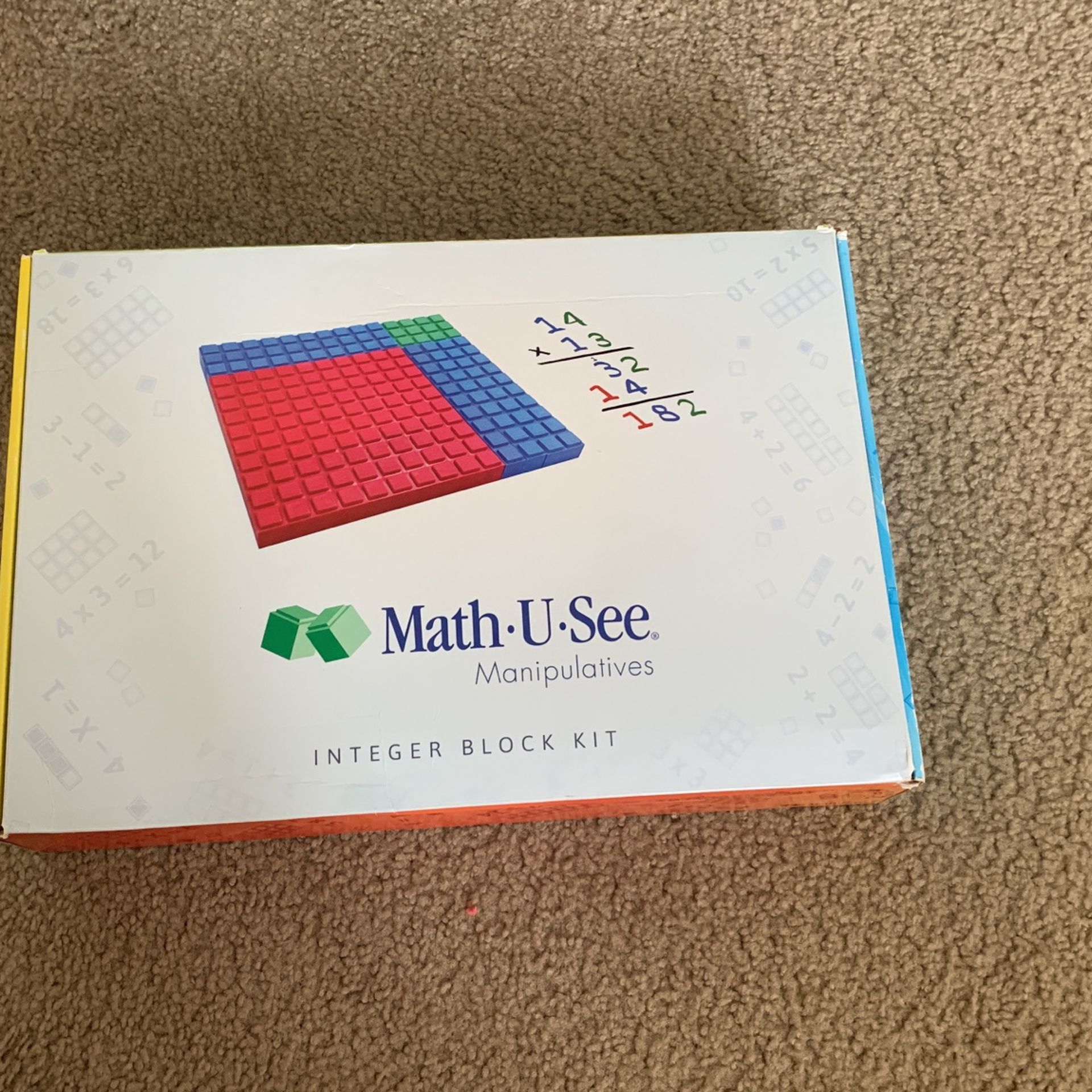 Math U See Manipulative Integers Block Kit Brand New