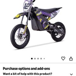 Mototec Electric Dirt Bike 36V Nearly New 
