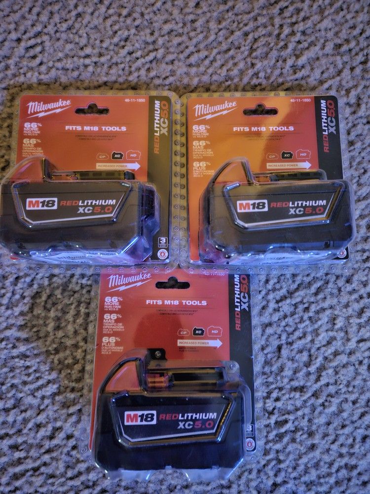 New Milwaukee Batteries 