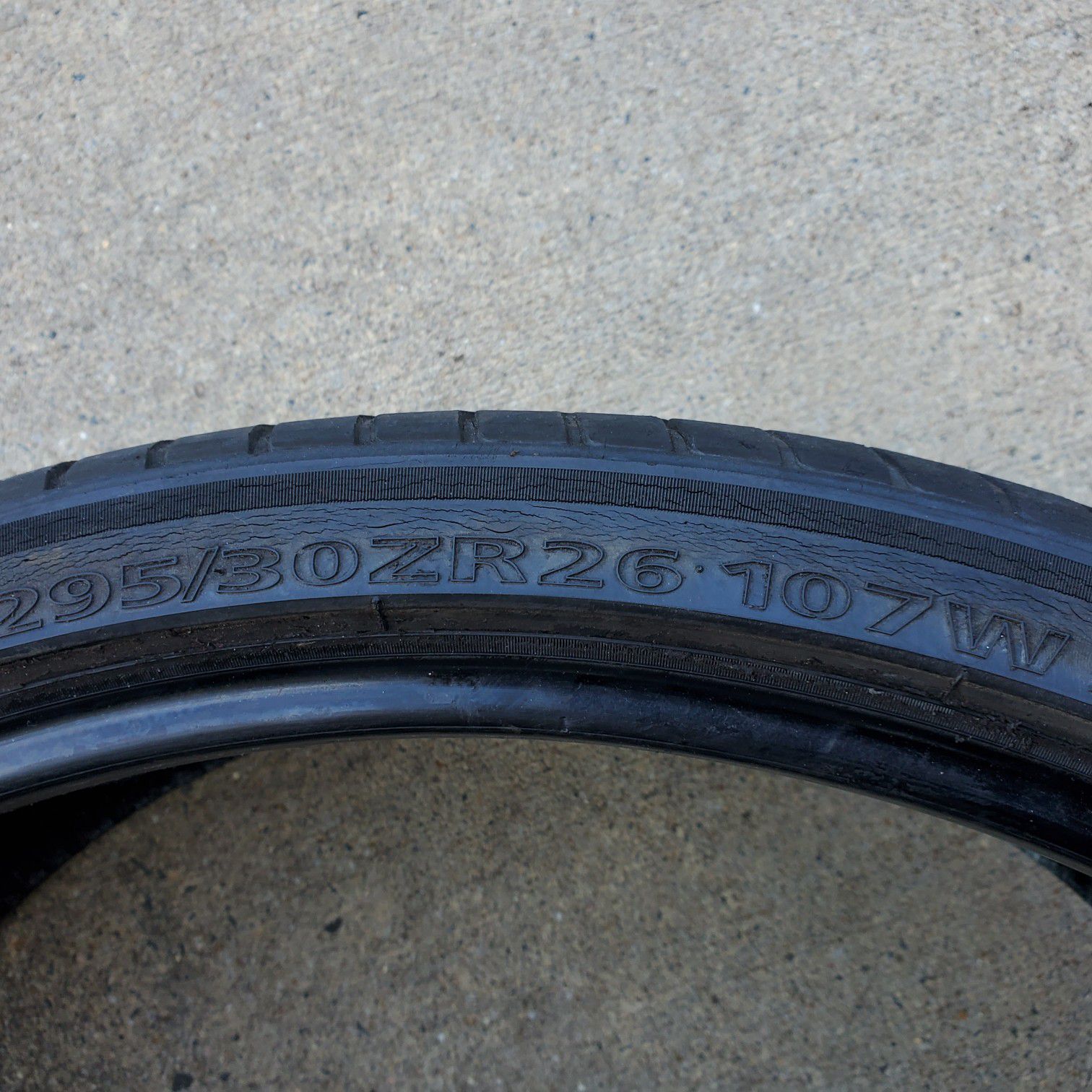 295/30/26 inch Lexani tires