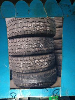 TIRE LT 245 75 16 EACH ELMOFLES
