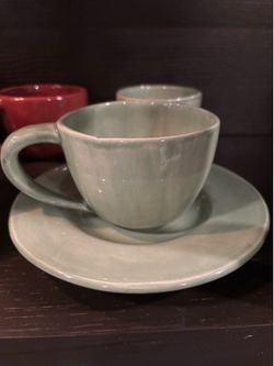Trade? Sausalito cup/saucer from Pottery Barn