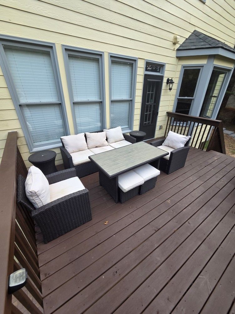 Faux Rattan Patio Furniture